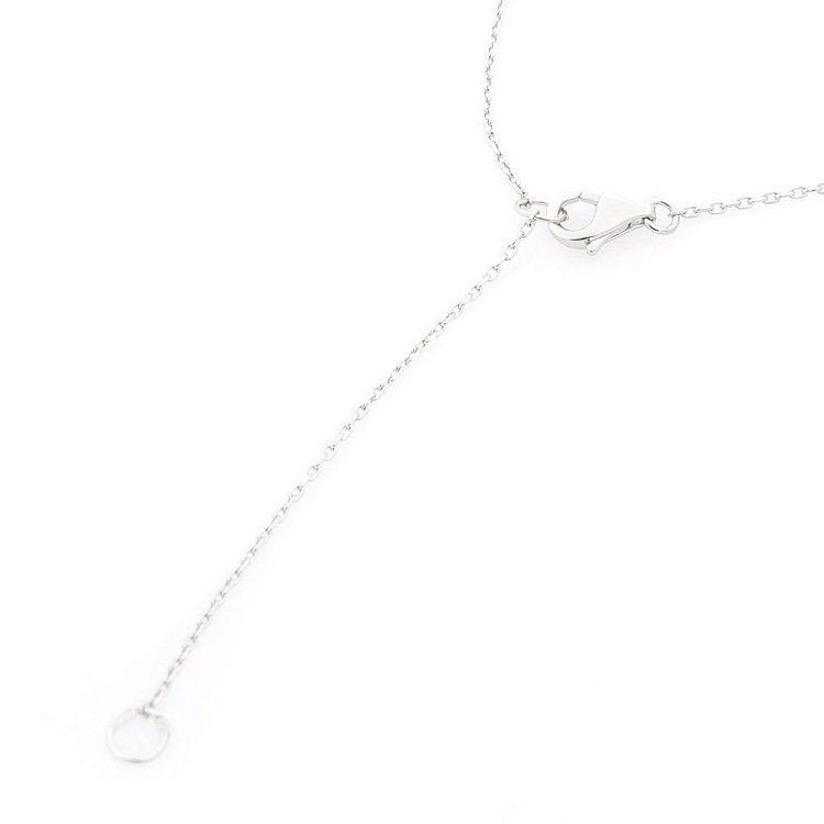 Серебряное колье с фианитами 18513 от ювелирного магазина Оникс - 1