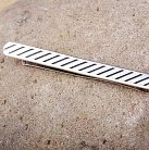 Затиск для краватки з візерунком 17002 от ювелирного магазина Оникс