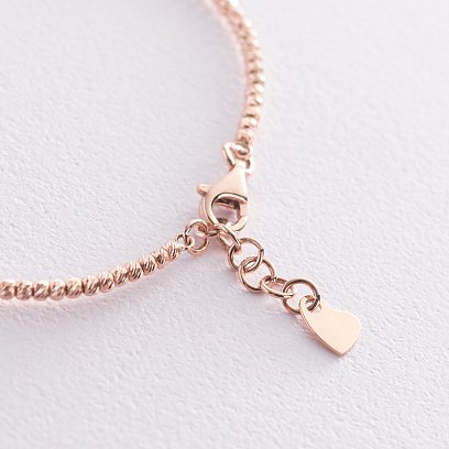 Золотой браслет "Шарики" б05029 №4