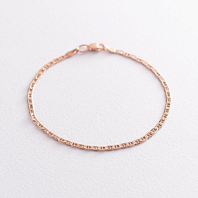 Золотий браслет плетіння Барли б00480