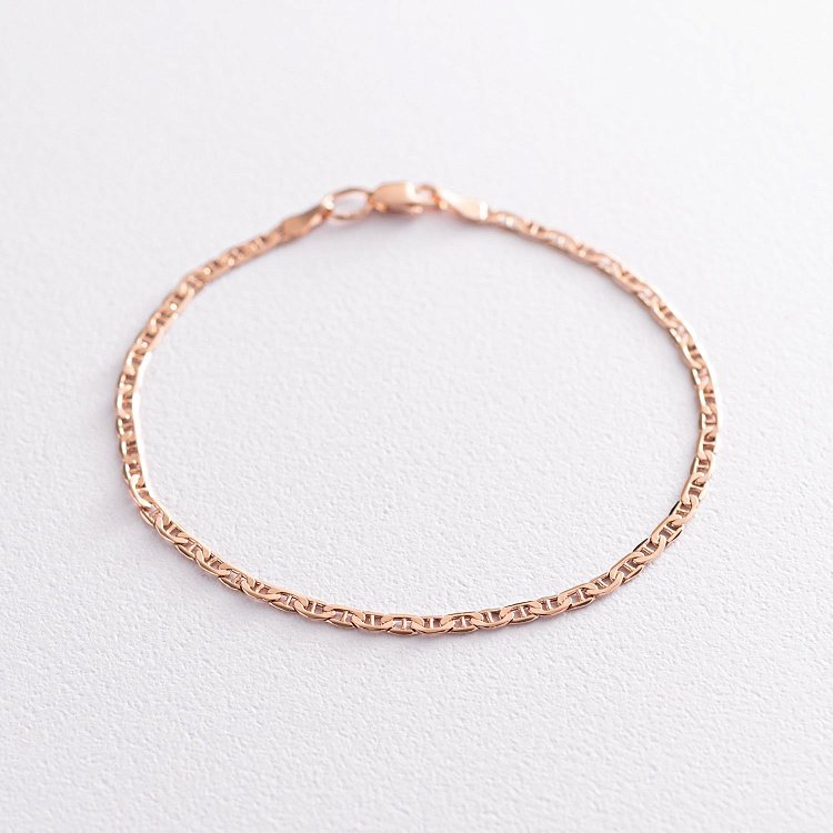 Золотий браслет плетіння Барли б00480 від ювелірного магазину Онікс