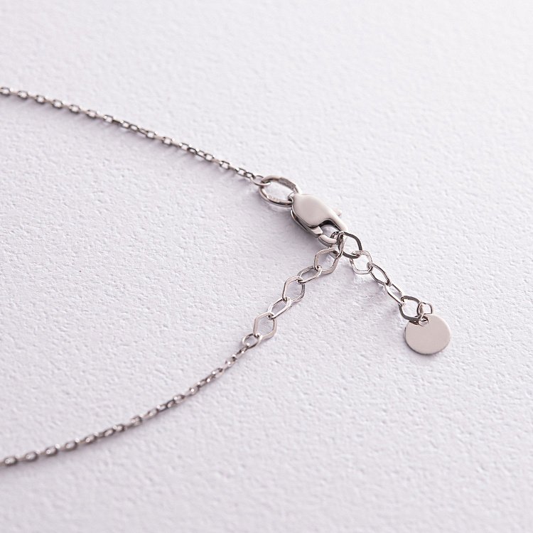 Кольє "Карта України" у білому золоті (можливе гравіювання) кол02250 від ювелірного магазину Онікс - 6