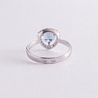Серебряное кольцо (фианиты, кварц) 1536/1р-QLB от ювелирного магазина Оникс - 4