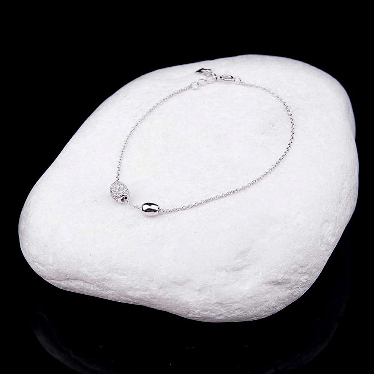 Срібний браслет з фіанітами 14973 від ювелірного магазину Онікс