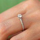 Помолвочное кольцо с бриллиантами (белое золото) 225401121 от ювелирного магазина Оникс - 6