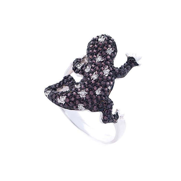 Срібний перстень "Ящірка" 111580 - 9 Срібний перстень "Ящірка" 111580 від ювелірного магазину Онікс - 9