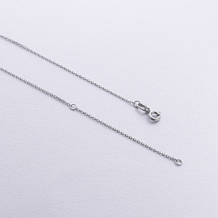 Золотое колье с черными и белыми бриллиантами 724841121 от ювелирного магазина Оникс - 6