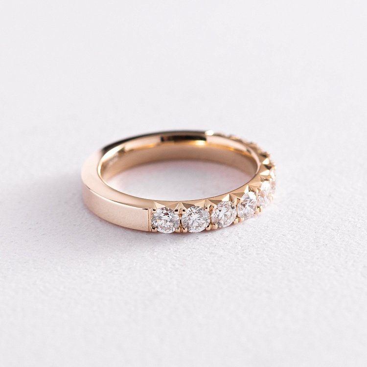 Кольцо в желтом золоте с бриллиантами кб0391ri от ювелирного магазина Оникс - 3