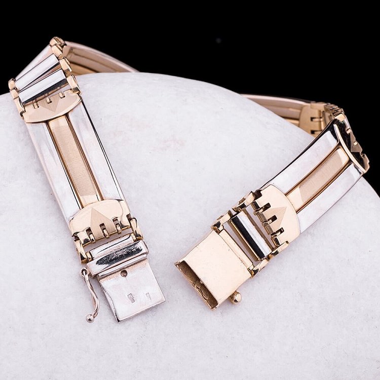 Чоловічий золотий браслет б00762 від ювелірного магазину Онікс - 3