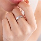 Золотое кольцо с бриллиантом 26691121 от ювелирного магазина Оникс - 4
