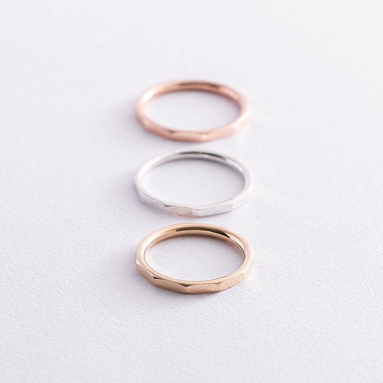 Каблучка "Далія" в червоному золоті к06867 від ювелірного магазину Онікс - 9