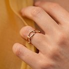 Кольцо "Цепочка" в красном золоте к07530 от ювелирного магазина Оникс - 5