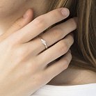 Золотое помолвочное кольцо с бриллиантом кб0164са от ювелирного магазина Оникс - 3