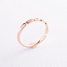 Золотое кольцо "Цепочка" к07073 от ювелирного магазина Оникс - 5
