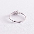 Кольцо с бриллиантами в белом золоте 101-10141 от ювелирного магазина Оникс - 2