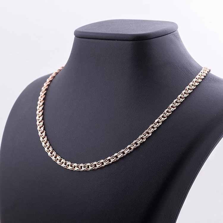 Золотий ланцюжок Бісмарк (5 мм) ц00266-5 від ювелірного магазину Онікс - 1