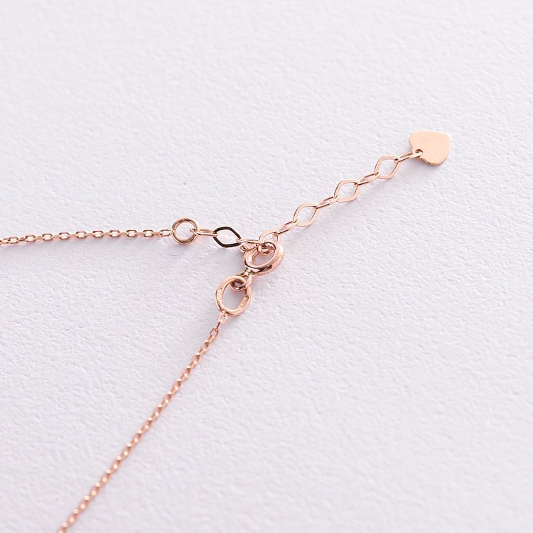 Подвійне золоте кольє "Хрестик і кулька" кол01922 від ювелірного магазину Онікс - 2