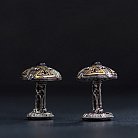 Серебряные запонки "Gothic premium" zaponki2 от ювелирного магазина Оникс - 5