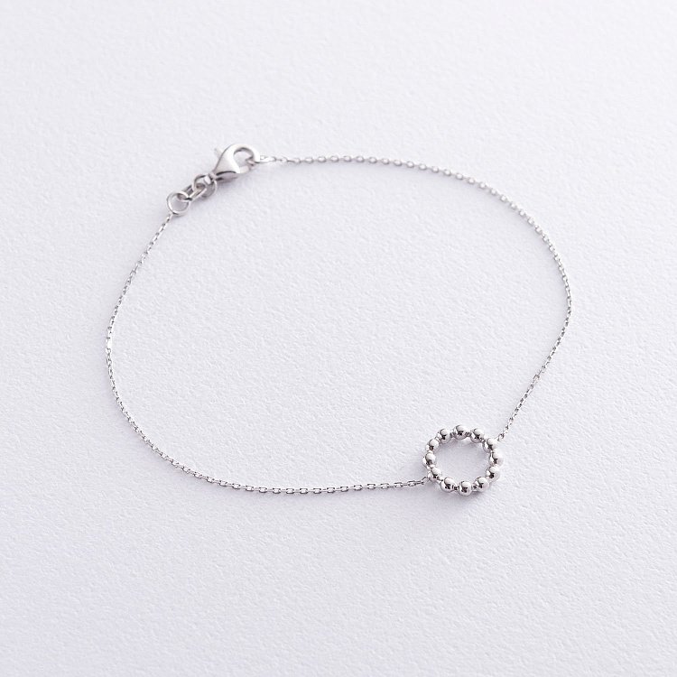 Браслет "Гармонія" в білому золоті б04467 від ювелірного магазину Онікс