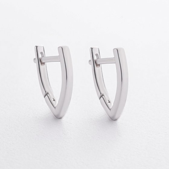 Серебряные серьги "Vivienne" 123589 №3