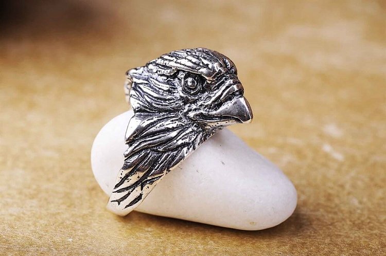 Кольцо "Орел" 11284 от ювелирного магазина Оникс - 3