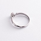 Помолвочное золотое кольцо с бриллиантом 219701121 от ювелирного магазина Оникс - 4