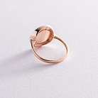 Кольцо "Love" в красном золоте (эмаль) к06529 от ювелирного магазина Оникс - 3