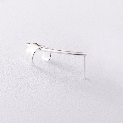 Срібна каффа "Дотик" (на праве вушко) 122913 №5