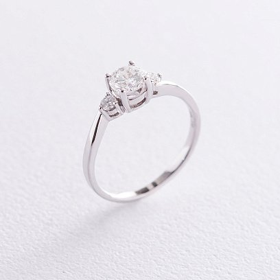 Золотое кольцо с бриллиантами кб0313lg