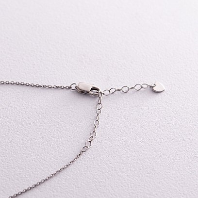 Колье "Карта Украины" в серебре 4034с №6