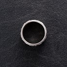 Серебряное кольцо "Японская волна" 7026 от ювелирного магазина Оникс - 13