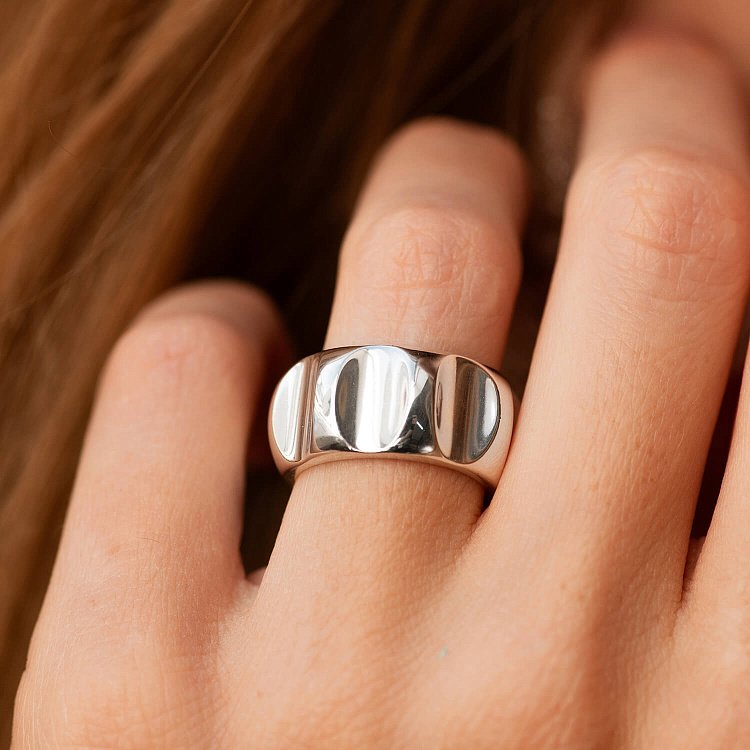 Серебряное кольцо "Ginny" 112818 от ювелирного магазина Оникс - 3