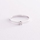 Помолвочное золотое кольцо с бриллиантом 24421121 от ювелирного магазина Оникс - 4