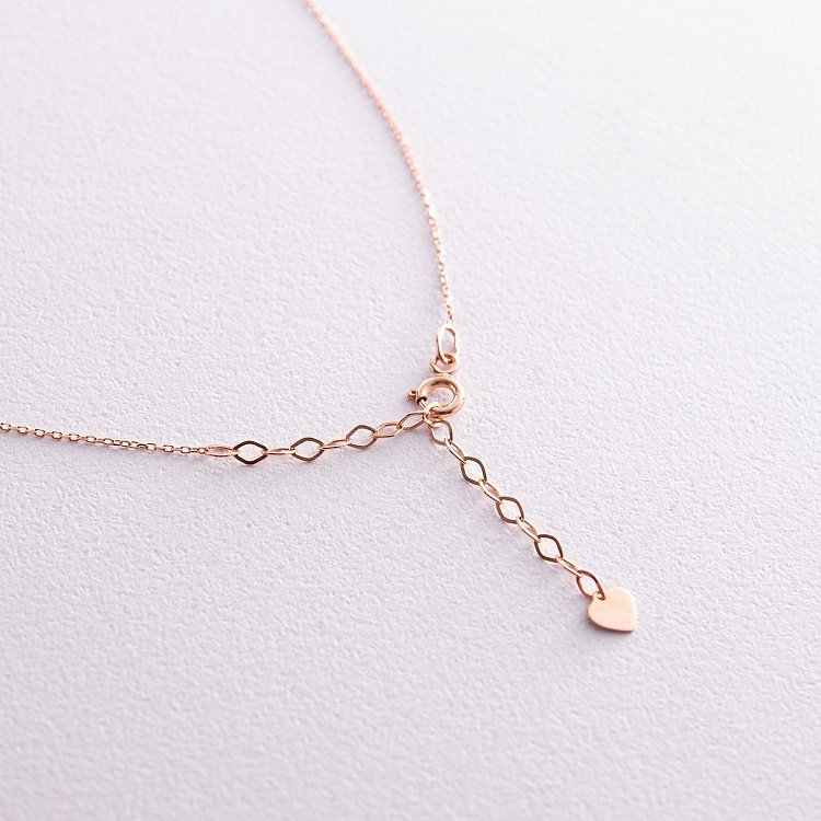 Колье "Молния" в красном золоте кол02296 от ювелирного магазина Оникс - 5