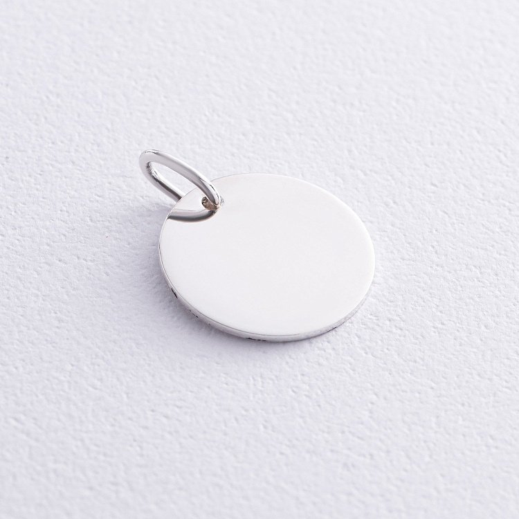 Серебряный кулон Герб Украины "Тризуб" 132722герб от ювелирного магазина Оникс - 2