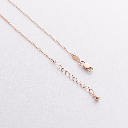 Кольє "Кульки" у червоному золоті кол02613 №3