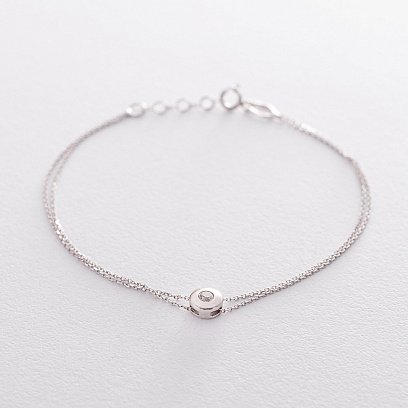 Браслет з білого золота б04175