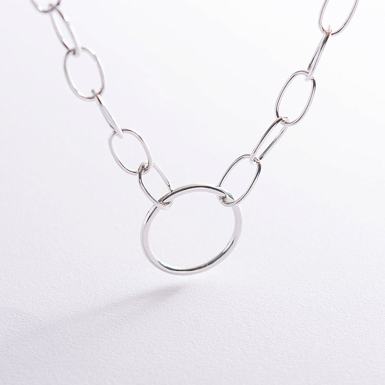 Кольє "Кругообіг" в сріблі 181047 від ювелірного магазину Онікс - 5