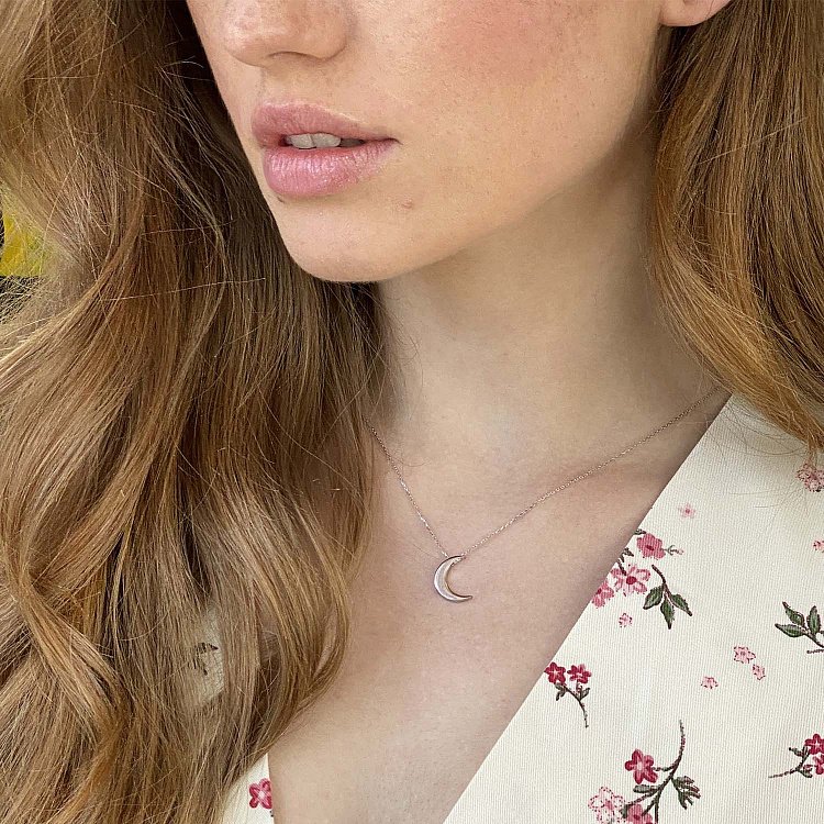 Кольє "Місяць" в сріблі 181029 від ювелірного магазину Онікс - 6