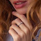 Золотое помолвочное кольцо с бриллиантами к252са от ювелирного магазина Оникс - 3