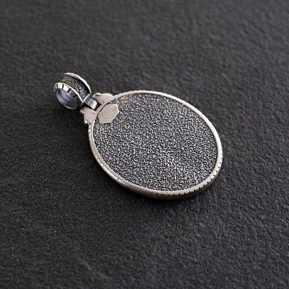 Серебряный кулон "Воскресший Иисус Христос" 133182 №7