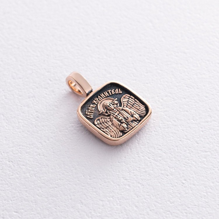 Золота ладанка "Ангел Охоронець - Архангел Михаїл" п03431 від ювелірного магазину Онікс - 1