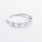 Золота каблучка з діамантами кб0678lg от ювелирного магазина Оникс - 1