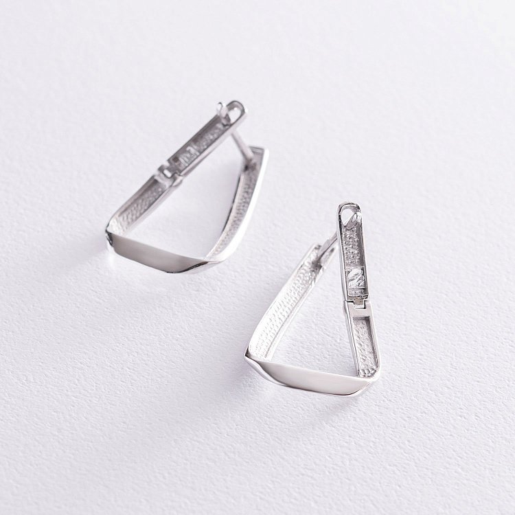 Золоті сережки на англійській застібці с07543 від ювелірного магазину Онікс - 2