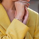 Жорсткий золотий браслет б04785 от ювелирного магазина Оникс - 1