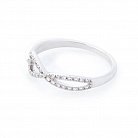 Золотое кольцо "Бесконечность" с бриллиантами rrdj016280 от ювелирного магазина Оникс - 1