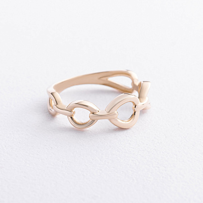 Каблучка "Erin" у жовтому золоті к08477