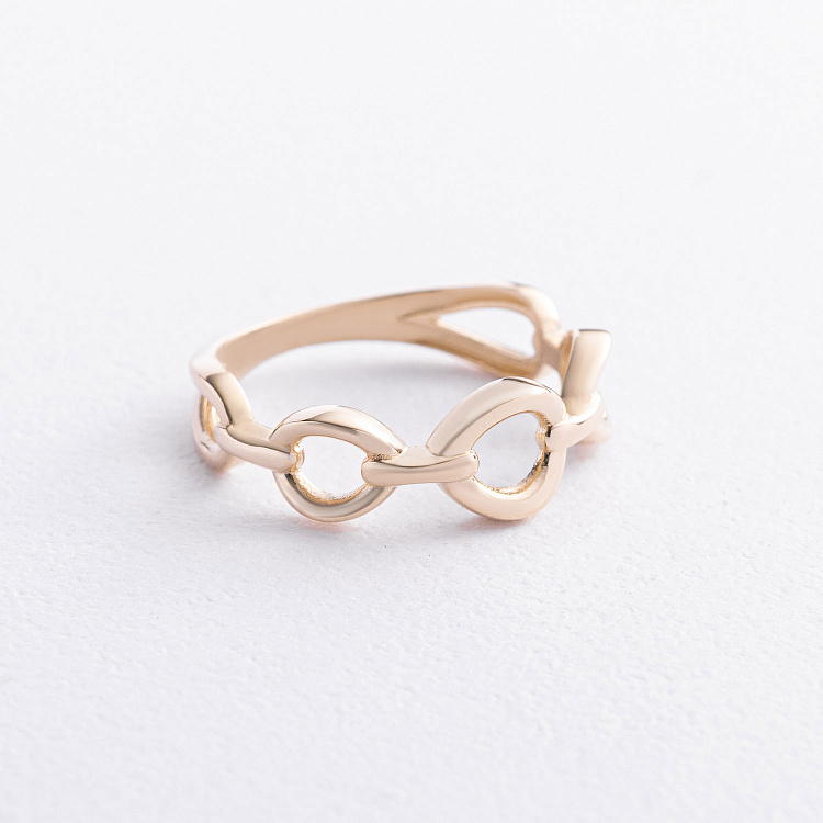 Каблучка "Erin" у жовтому золоті к08477 від ювелірного магазину Онікс