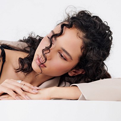 Срібна каблучка "Мінімалізм" 112243 №5