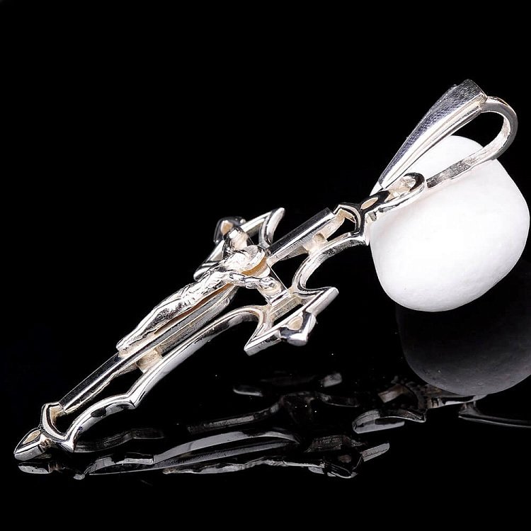 Срібний православний хрестик 131471 від ювелірного магазину Онікс - 2